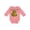 Mauve, variant on Snappy but Sweet Cute Alligator Boys or Girls Long Sleeve Baby Bodysuit