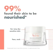Avene Revitalizing Nourishing Cream RICH - Ultra Nourishing Face Moisturizer - Non-comedogenic, 1.6 fl oz