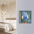 thumbnail image 4 of Yayeee Toggle Light Switch Wall Plate 2-Gang 4.56"x4.48" Decorative Outlet Cover, Sea Window, 4 of 7