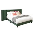 thumbnail image 2 of Queen One Box Channeled Wall Bed- Emerald, 2 of 9
