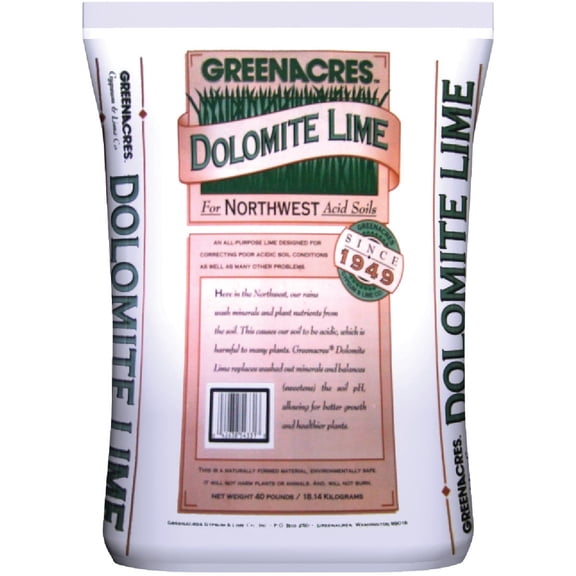 Greensmix Dolomite Lime Soil Amendment - Garden Soil - 40 lbs — Indoor & Outdoor Container & Garden Use
