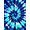 Blue, Pattern 2, variant on ODIKA 4' x 6' Machine Washable Non-Slip Area Rug, hippie print High Traffic Rug, Blue, 1251931