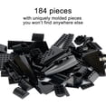 thumbnail image 2 of Apostrophe Games SR-71 Blackbird Jet Building Block Set – 184 Pcs Blackbird Jet Building Toys Set – Toy Plane for Kids Older Than 10 and Adults – Compatible with All Building Bricks, 2 of 5