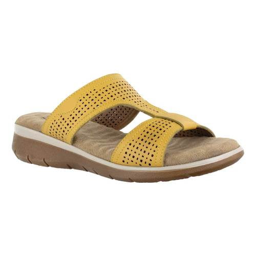 Comfort Wave by Easy Street Surry Leather Sandals (Women)