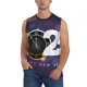 thumbnail image 1 of Fotbe 2025 Happy New Year 4 Men's Camiseta sin Mangas Estampada para Hombres, Playera Casual para Gimnasio, Entrenamiento, Playa-Medium, 1 of 7