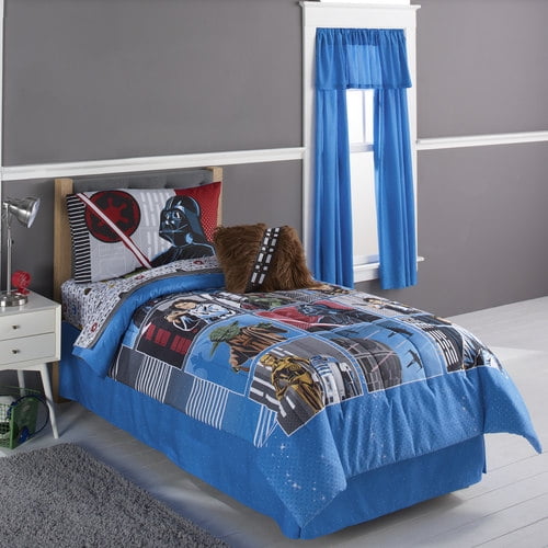 Star Wars, Yoda, Darth Vader, R2D2, Queen Comforter ...