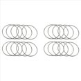 thumbnail image 1 of 24 Piezas 4 Pulgadas Anillos de Metal Plateado Aros de Macramé para Atrapasueños, Macramé Y Manualidades de Diy, 1 of 7