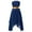Navy Blue, variant on YONGHS Kids Girls Metallic Color Block Praise Lyrical Dance Dress Dancewear