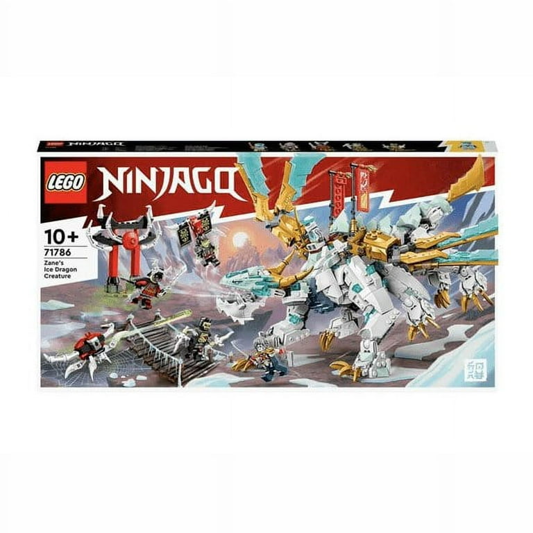 K☆ LEGO NINJAGO Zane's Ice Dragon Creature 71786, 2in1 Dragon Toy to