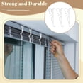 thumbnail image 6 of Valance Clips, Clear Plastic Clips for Blinds, Hidden Window Blind Horizontal (12 PCS), 6 of 9