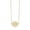 Gold, variant on Hypoallergenic Stainless Steel 16" Pie Pieces Gold Pendant Necklace for Women