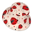 thumbnail image 3 of Easygdp Red Ladybug Double-Sided Reflective Fisherman Hat,Sun Visor,Casual Hat,Fluorescent Hat,Suitable For Outdoor And Night Walking,Unisex, 3 of 9