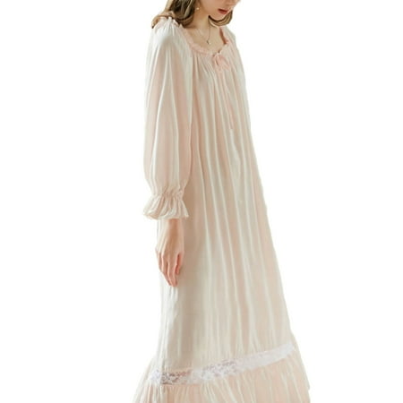 

Womens Cute Sweet Princess Style Long Loose Size Pajamas