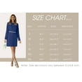 thumbnail image 2 of JWD Dresses for Women Casual Long Sleeve Dress Fall Cozy Travel Airport Outfits Navy Blue S, 2 of 9