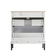 thumbnail image 6 of Resenkos 30" Bathroom Vanity with Ceramic Sink, Full-Extension Drawers, Soft Close Undermount Slides, Fluted Design - White, 6 of 20