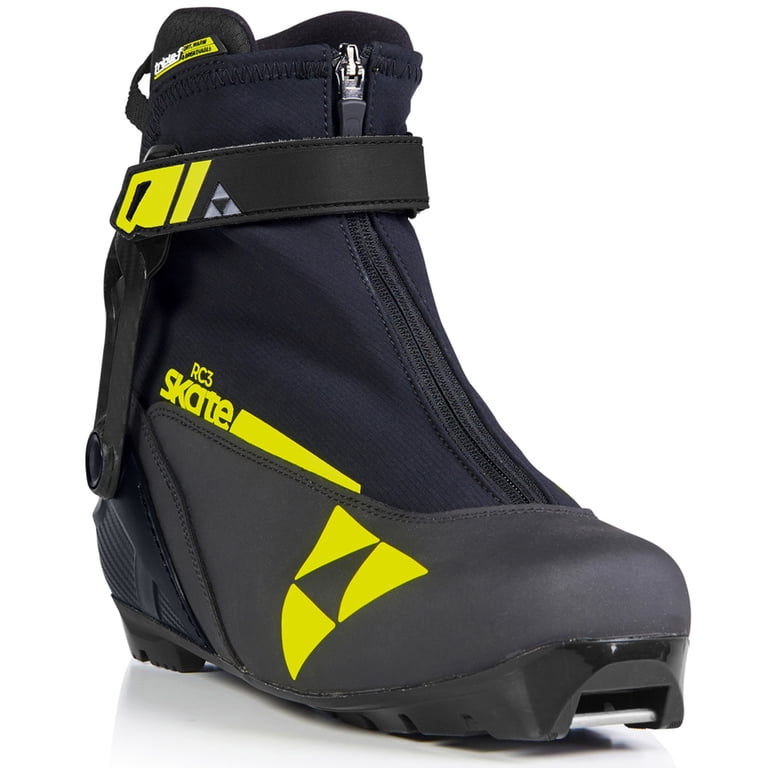 FISCHER RC3 SKATE Nordic boots, Color: Black/Yellow, Size: 44
