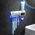 thumbnail image 1 of Portacepillos de dientes con esterilización por rayos ultravioleta, recargable, con energía solar, automático, 1 of 8