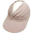 thumbnail image 4 of Muryobao Adult Female Womens Sun Visor Hat Wide Brim Summer UPF 50+ UV Protection Beach Sport Cap Pink, 4 of 7