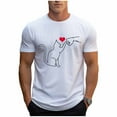 thumbnail image 2 of Tops para hombre, blusas y camisas de cuello redondo y manga corta para hombre, blusas casuales de cuello redondo con estampado de moda para hombre, blusas de cuello redondo y manga corta, camisas par, 2 of 6