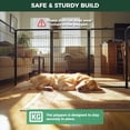 thumbnail image 6 of FXW Homeplus Unleashed Indoor Dog Playpen - Stress-Free and Safe Play, Heavy Duty 45 Inch 12 Panels Dog Pen for Large Dogs, Black│Patented, 6 of 6