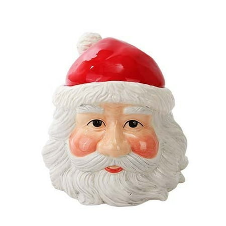 Jaw Accessory Attachment - Pacific Trading Christmas Santa Cookie Jar Ceramic Cute Kitchen Accessory
