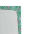 thumbnail image 2 of Ambesonne Funny Fitted Sheet, Rain Droplets Retro Art, Twin Size, Green Pink, 2 of 2