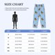 thumbnail image 4 of Balery Cute Puppy Pantalones de pijama para hombre, pijama ultraligero, pantalón de descanso-3X-Large, 4 of 6