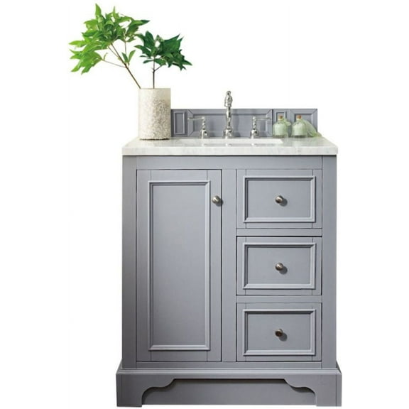 James Martin Vanities 825-V30-3Car De Soto 32" Free Standing Single Vanity Set - Grey