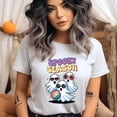 thumbnail image 3 of Spooky Season Retro Ghost Shirt, Cute Halloween Party Tee, Ash, Size XL, 3 of 6