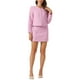 thumbnail image 2 of Conjunto de Blazer de Tweed INSPIRE CHIC para Mujeres, Elegante, 2 Piezas, Blazer y Falda, Color Rosa, 2 of 6