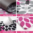 thumbnail image 6 of Kitchen Mats for Floor [2 PCS] Anti-Fatigue Kitchen Rugs Non Slip Washable, Boho Flower Waterproof Kitchen Decor Cushioned, Standing Floor Mats for Home/Office, 18''''x30''''+18''''x48''''(Deep Pink), 6 of 6