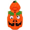 thumbnail image 2 of Esho 0-18M Baby Girl Boy Halloween Clothes Rompers Pumpkin Hooded Bodysuits Holiday Outfits, 2 of 8