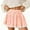 Pink #38, variant on KDDYLITQ Skorts for Women Pleated Floral Ruffled Y2k Mini Skirt a Line Layered Drawstring Tennis Golf Flowy Shorts Casual Cute Short Skirt Black XL