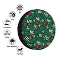 thumbnail image 4 of Honeii Green Background With Ho Print Tire Covers, Waterproof Anti-UV Sun Snow Rain Tire Covers for Trailers, RV, Camper, SUV, Truck-16 inch, 4 of 6