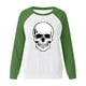 thumbnail image 4 of Sudadera Para Mujer Sudaderas Con Cuello Redondo Festival de Moda Esqueleto Impreso Blusa de Manga Larga Cuello Redondo Suéter Informal Tops Sudaderas Odeerbi ODB132777, 4 of 5
