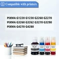thumbnail image 2 of GI-21 Ink G3270 G3260 Ink Refill for Canon 21 GI-21 GI21 Ink Refill Bottles Compatible for Canon PIXMA G3260 G3270 G3290 G3272 G4280 G4270 G2270 G2260 G1220 G1230 Printer (4 Pack, BK/C/M/Y), 2 of 6
