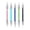 B, variant on 5 Pcs Silicone Nail Tools Dual Tipped Nail Art Sculpture Pen Rhinestone Nail Polish Carving Pen Rubber Tip Nail Brushes for Mirror Powder Sculpting Sticker Transfer, DIY Home Salon Nail Art Supplies