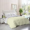 thumbnail image 2 of BedDecor 300 GSM 1Pcs Reversible Solid (Ivory, Oversize King) 100% Egyptian Cotton Base Comforter, 2 of 8