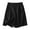 Black, variant on Sngxgn Women Shorts Fashion Women Drawstring Casual Pocket Loose Sports Pants(Black,L)