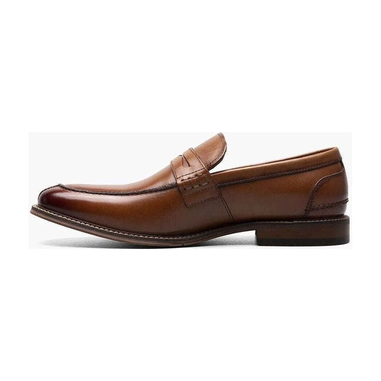 Stacy Adams Marlowe Algonquin Moc Toe Penny Slip On Cognac  display picture 3