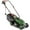 Green, variant on Electric Rope Lawnmower with Dual Switches, Powerful 110V 13-Inch 10-Amp Lawn Mowers Walk-Behind Corded Lawnmower, 25L Grass Box, Green