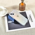 thumbnail image 6 of Compatible with iPhone 14 Case Luxury Shiny Laser Cute Love Heart Flexible Glitter Soft Silicone Cover Shockproof Camera Protection Bling Case for iPhone 14 Women Girls, 6 of 14