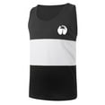 thumbnail image 3 of WAVSUF Summer Men Quick Dry Undershirts Tank Muscle Gym Vest for Mens Sports Tank Tops Printed Round Neck Tops Sleeveles Pullover Black Size XL, 3 of 3