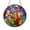 Acrylic 3.5 Inch, variant on Musical Violin Stained Glass Suncatcher Window Hanging, Colorful Instrument Art Glass Panel with Decorative Notes and Swirls, Music Inspired Window Ornament for Music Lover Home Decor Gift