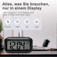 thumbnail image 2 of Digital Alarm Clock, Bedroom Clock, Battery Powered Desk Clock, Digital Clock with Smart Night Light, 12/24 Hour Display Snooze Function, 2 of 5