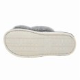 thumbnail image 4 of Women's Cross Strap Slippers Soft Plush Furry Comfortable Open Toe Indoor Shoes Indoor 42-43 (us Size Us 11-12) Grey, 4 of 4
