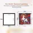thumbnail image 2 of QCQHDU Diamond Painting 30 cm x 30 cm Black Picture Frames 2 Pack, 2 of 6