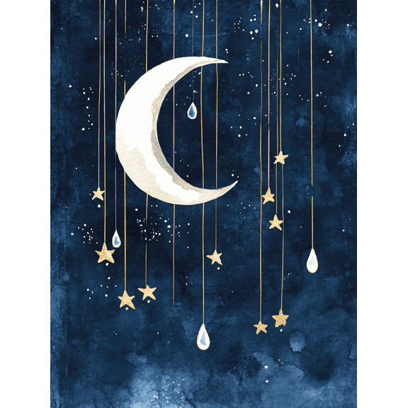 Cute Astronaut and Planets Space Canvas Art Print， Suitable for Living Room， Bedroom， Nursery， Office， and Kids' Room Decoration.