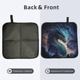 thumbnail image 2 of Dragon Cool Starry Sky Moon Foldable Seat Cushion for Bleachers, Stadium Seats, Camping & Outdoor Events, Portable Lightweight Pad with Carabiner, 2 of 6