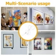 thumbnail image 3 of ETHZZLE 5Sets Picture Rail Hanging Kit Steel Wire and Hooks for Artwork Home Display Adjustable Length, 3 of 7
